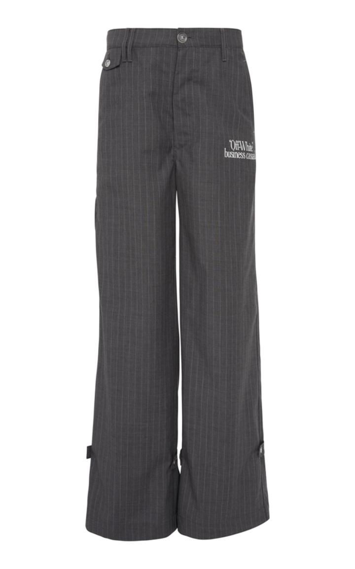 Off-white C/o Virgil Abloh Oversized Pinstriped Pants