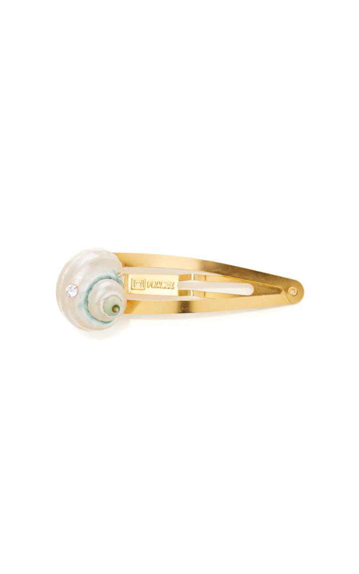 Wald Berlin Shell-embellished Metal Barrette