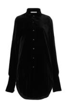 Moda Operandi Acne Studios Sophi Oversized Velvet Shirt