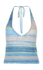 Jacquemus Halter-style Striped Sweater Top