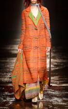 Missoni Multicolored Check Boucle Coat