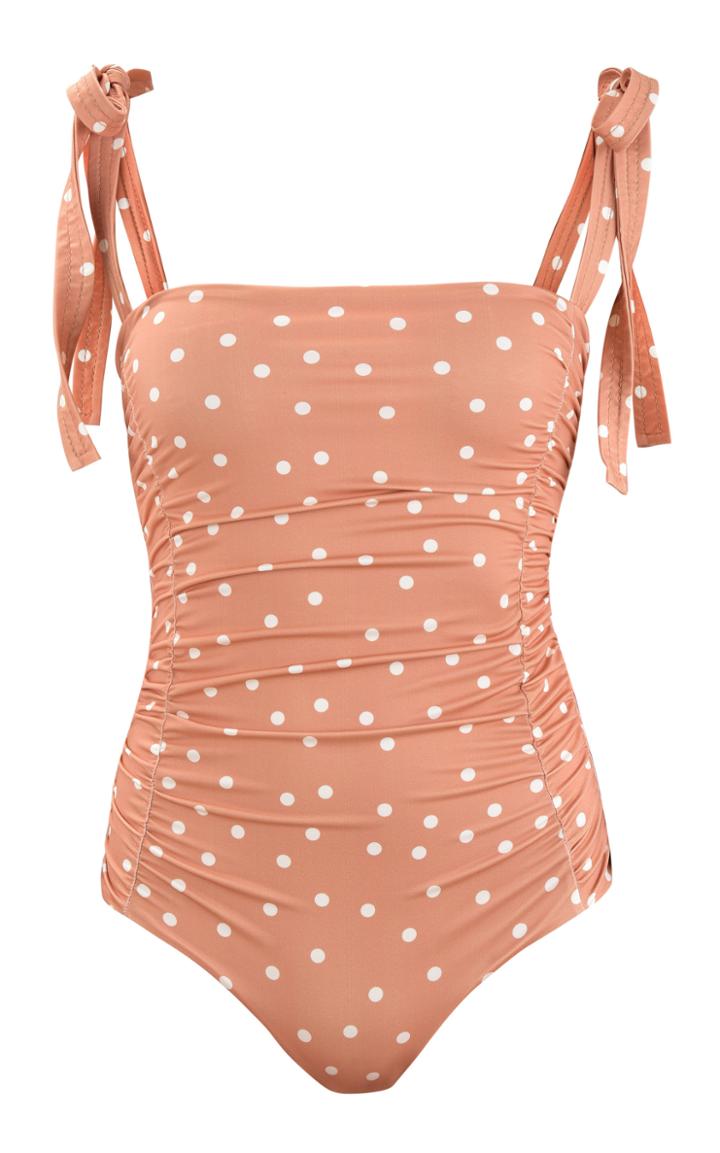 Moda Operandi Johanna Ortiz Sabbatical Polka-dot One-piece Swimsuit
