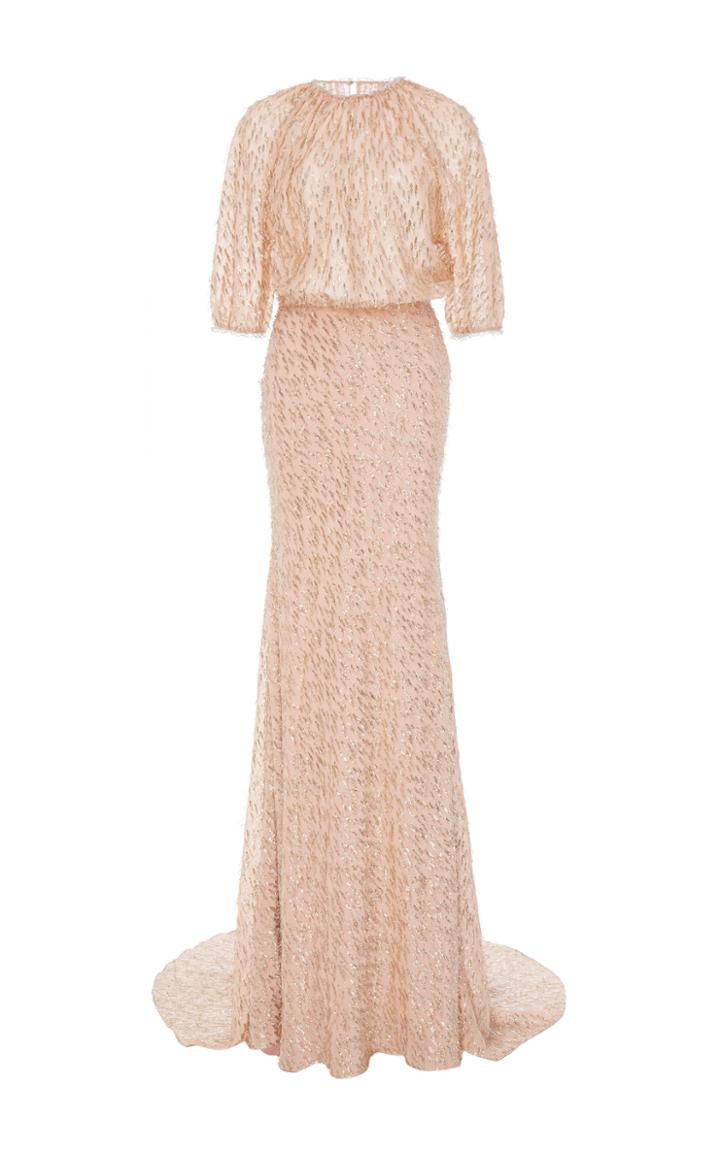 Lela Rose Blouson Top Gown