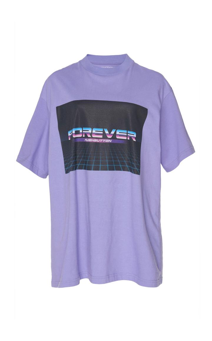Pushbutton Forever Cotton Crewneck T-shirt