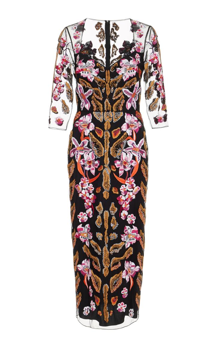 Temperley London Pardus Fitted Dress