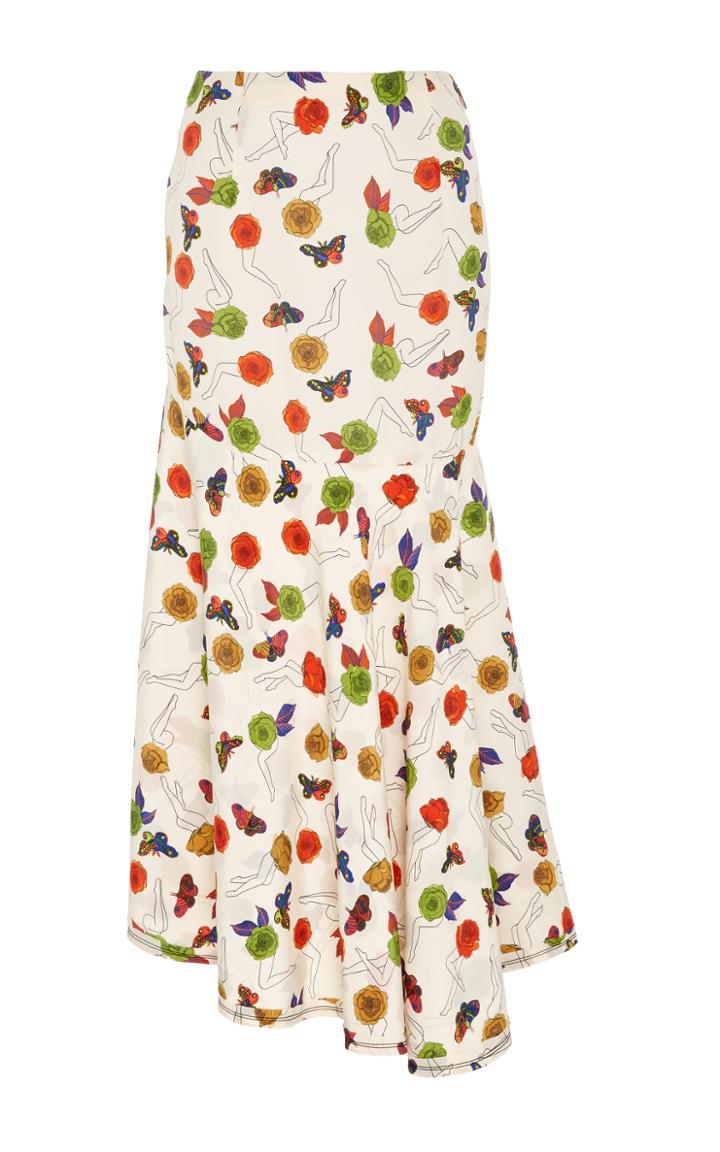 Jason Wu Tem Crepe De Chine Skirt