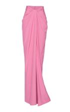 Moda Operandi Brandon Maxwell Pinstripe Cotton Wrap Skirt