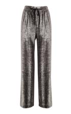 Genny Black Sheen Pant