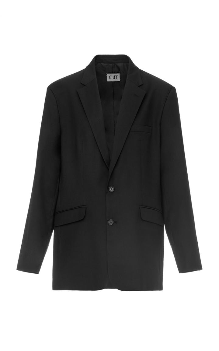 Moda Operandi Studio Cut Oversized Crepe Blazer