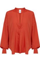 Moda Operandi Bondi Born Universal Silk-blend Shirt