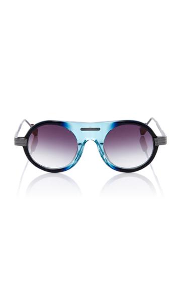 Rosie Assoulin X Morgenthal Frederics Herbie Round-frame Sunglasses