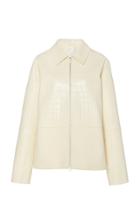 Moda Operandi The Row Arim Crocodile Zip-front Jacket Size: Xs