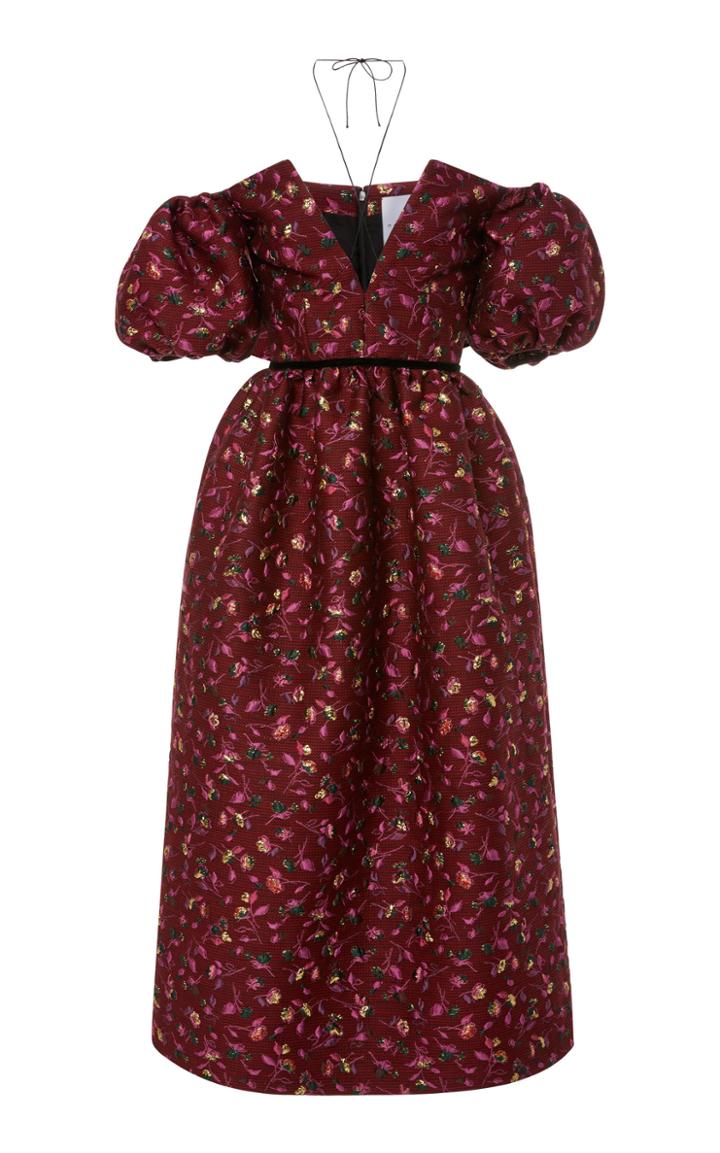Markarian Rosetta Puff Sleeve Dress