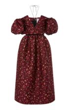Markarian Rosetta Puff Sleeve Dress