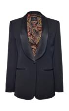 Moda Operandi Etro Satin-trimmed Wool-blend Tuxedo Jacket