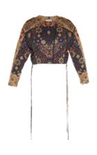 Preen By Thornton Bregazzi Hera Cropped Jacquard Jacket