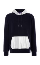 Ralph Lauren Metallic-paneled Cotton Hoodie