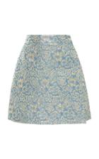 Ermanno Scervino High-waisted Lurex Mini Skirt