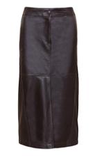 Moda Operandi Johanna Ortiz Notes Of Walnut Leather Skirt