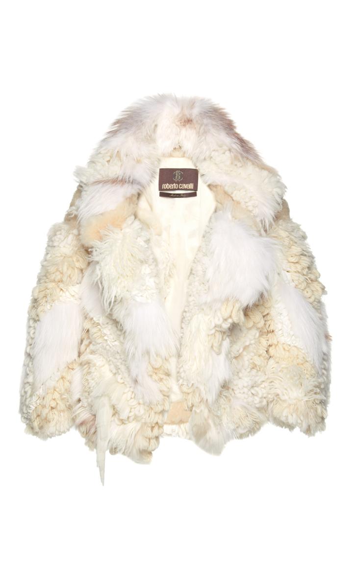 Roberto Cavalli Mixed Fur Jacket