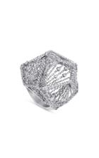 Mike Joseph White Gold And White Diamond Modern Ring