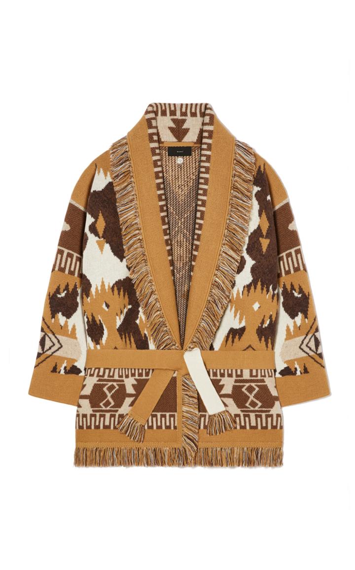 Moda Operandi Alanui Cowhide Icon Cardigan