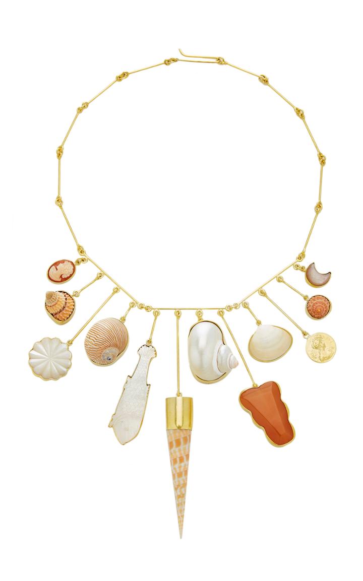 Moda Operandi Grainne Morton Mother Of Pearl Charm Necklace