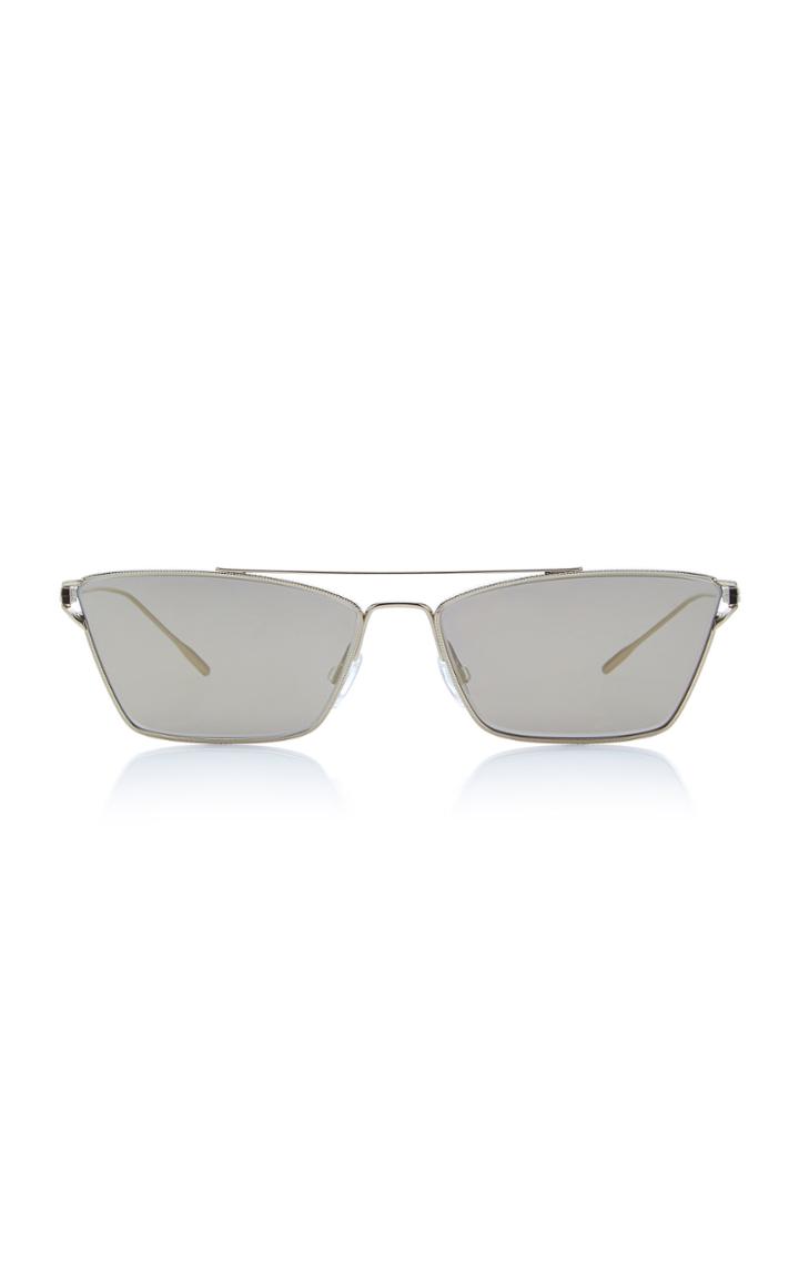 Oliver Peoples Evey Cat-eye Metal Sunglasses