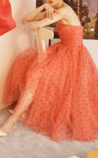 Carolina Herrera Strapless Tulle A-line Dress