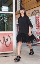 Moda Operandi Red Valentino Tulle-trimmed Cotton-blend Tunic Top
