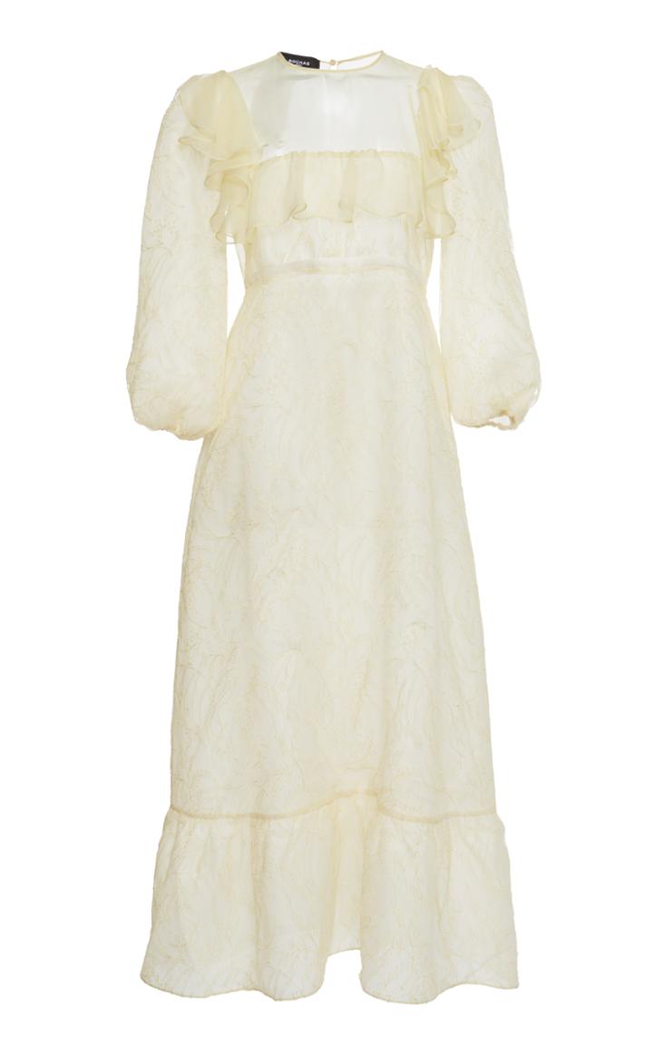 Rochas French Lace Midi Dress