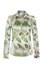 Adriana Iglesias Marianne Printed Silk Shirt
