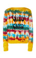 The Elder Statesman Wacky Dye Wild Card Regular Sweater
