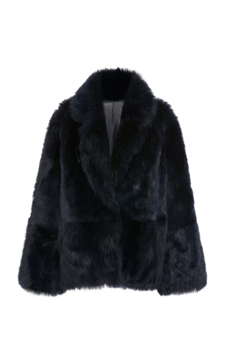 Pologeorgis The Shearling Box Coat