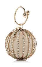 Rosantica Urania Crystal Embellished Brass Bag