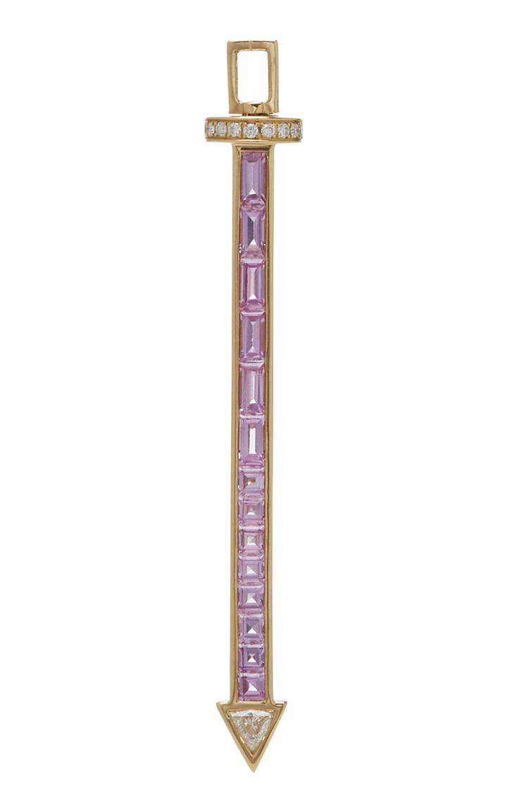 Robinson Pelham Large Pink Sabre Charm