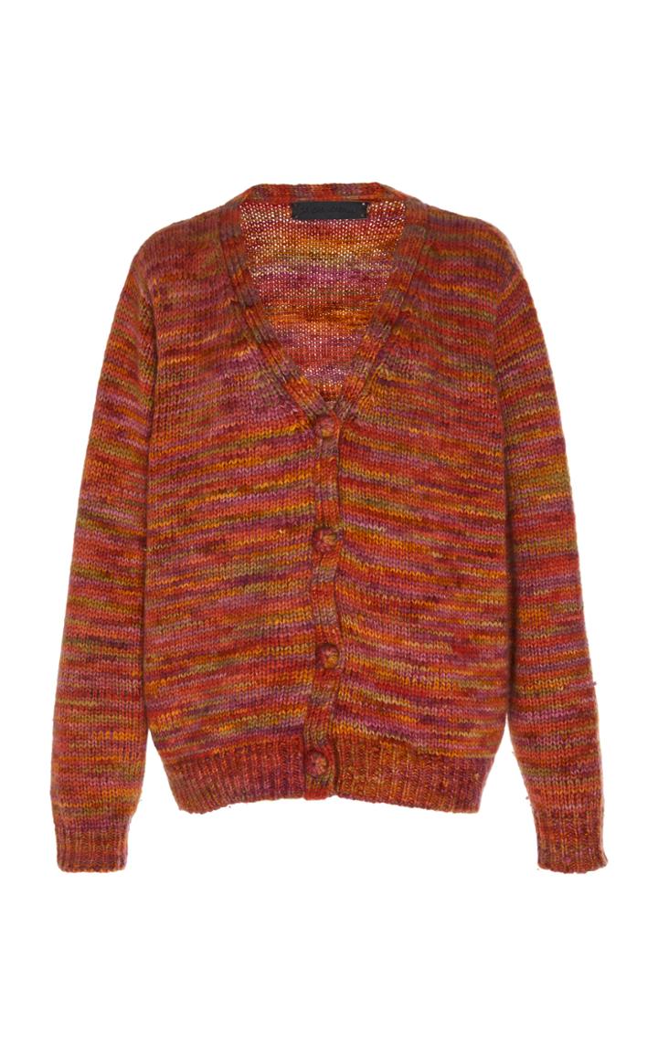 The Elder Statesman Chunky Rogers Cashmere Cardigan