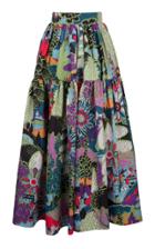 La Doublej Oscar Printed Skirt