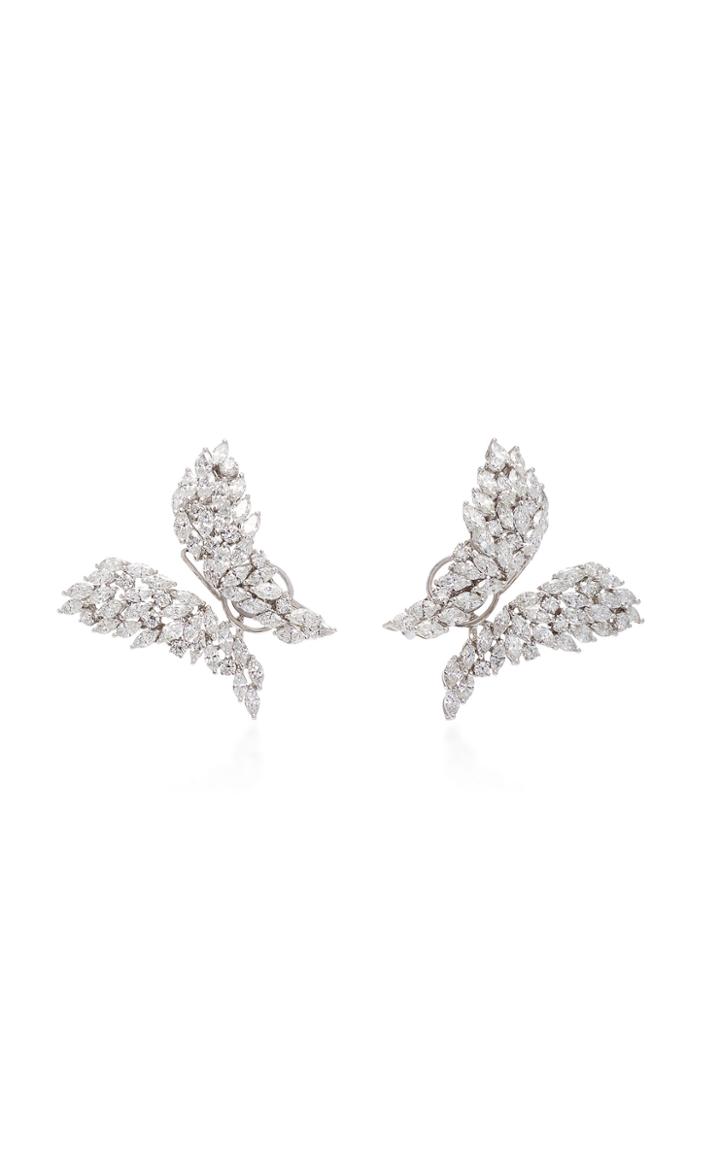 Yeprem Chevalier Diamond Wing Earrings