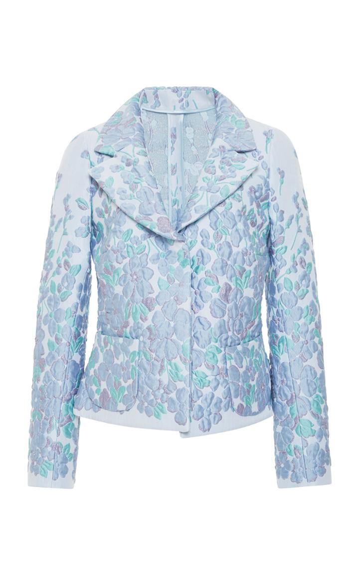 Luisa Beccaria Brocade Floral Jacket