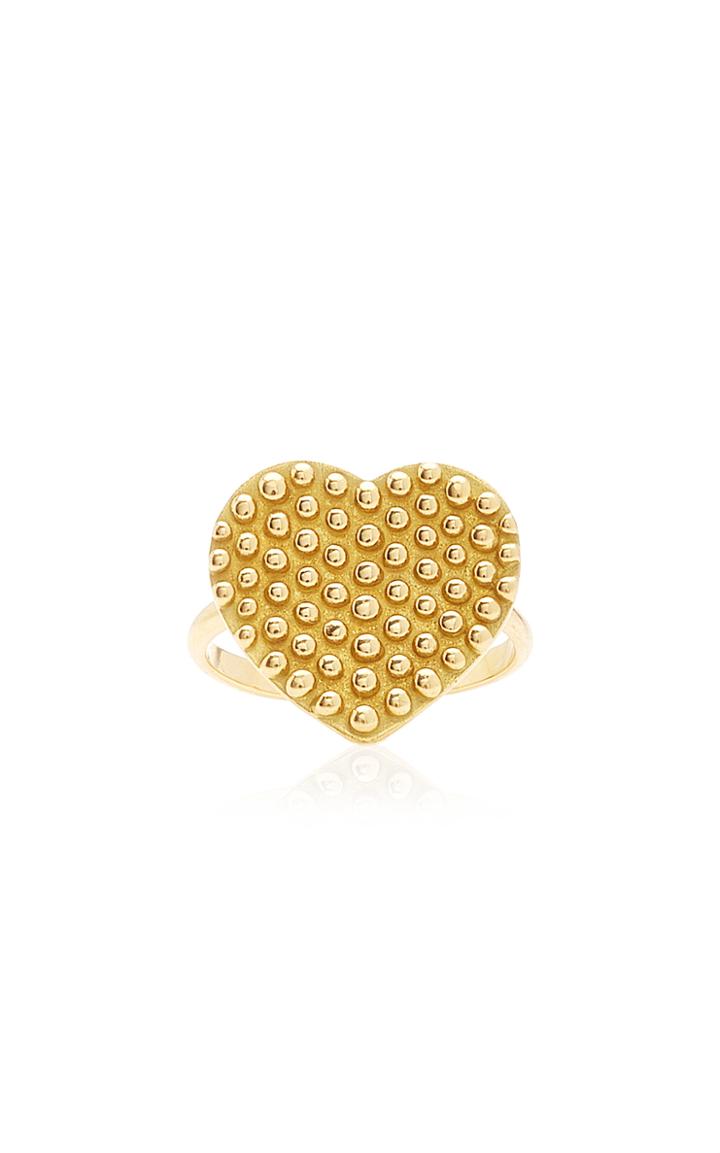 Moda Operandi Gaya 18k Yellow Gold Heart Ring