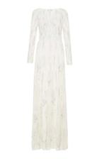 Luisa Beccaria Embroidered Full Length Dress