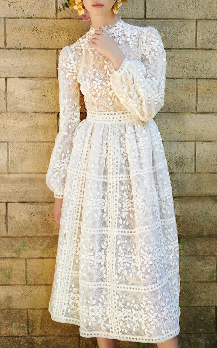 Costarellos Bridal Tea Length Dress