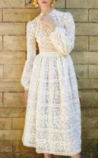 Costarellos Bridal Tea Length Dress