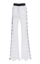 Moda Operandi Loewe Two-tone Lace Flared Pants Size: 34