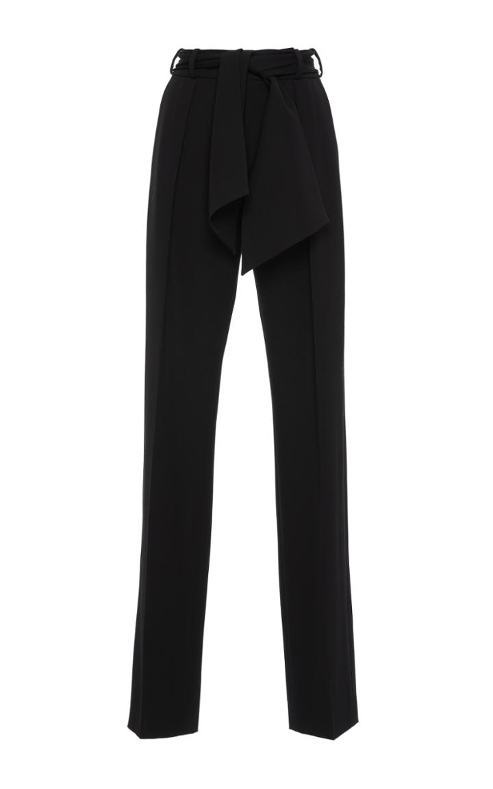 Lanvin High Waisted Tie Front Trousers