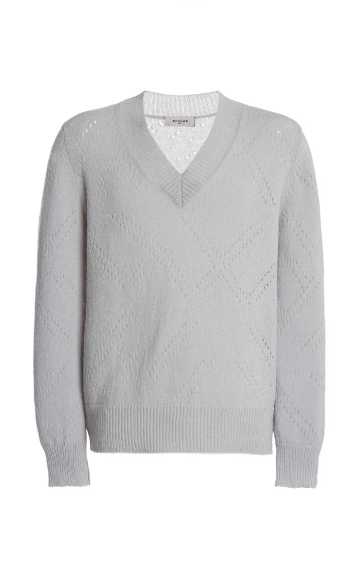 Moda Operandi Rochas V-neck Sweater