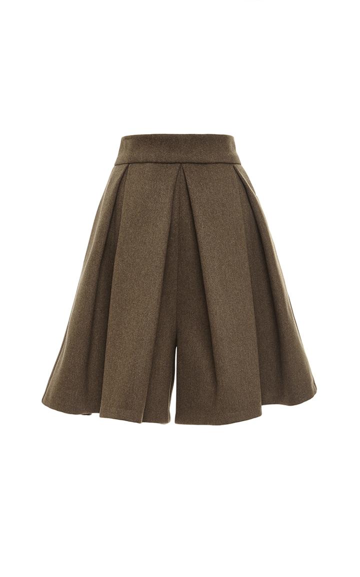 Tome Felted Wool Paneled Culotte