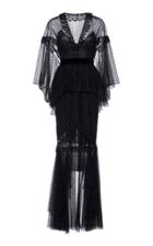 Ralph & Russo Embroiedered Lace Inlay Evening Dress