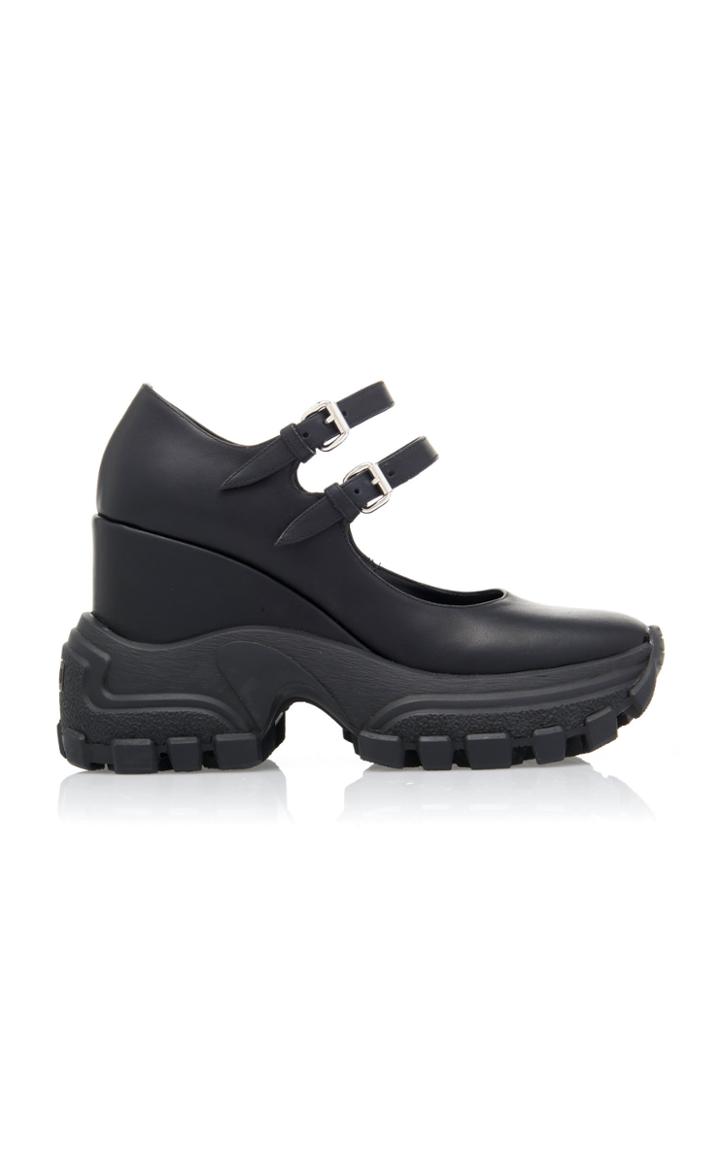 Miu Miu Buckle Platforms